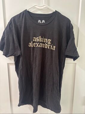 Men's Black Graphic Band T-Shirt